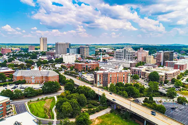 Greenville, SC City Skyline